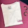 Embroidered Personalised 'Word' T Shirt, thumbnail 2 of 8