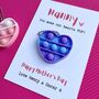 Nanny/Grandma Heart Pop Fidget Toy Mother's Day Card, thumbnail 4 of 4