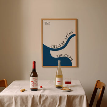 Shelter From The Storm Giclée Retro Art Print, 3 of 4
