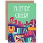 Xmas Yuletide Cheer Gifts Christmas Card, thumbnail 1 of 4