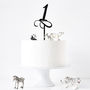 Decorative Birthday Age Cake Topper, thumbnail 1 of 11