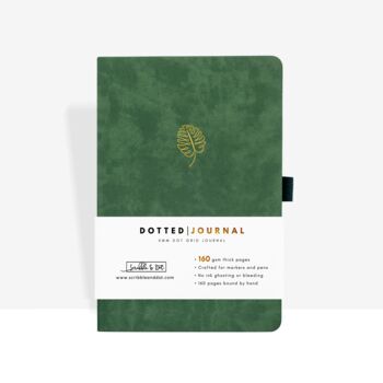 Monstera Leaf A5 Dotted Bullet Journal, 2 of 6