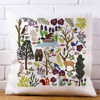 Into The Forest Hand Embroidery Kit, 2 of 12