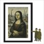 Mona Lisa New Lowry Style Version! Framed Art, thumbnail 1 of 2