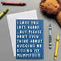 Funny I Love You Lots Daddy… Father's Day Card From Kids, thumbnail 3 of 5