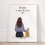 Personalised Pet Lover Home Print, thumbnail 1 of 9