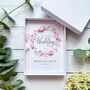 Personalised Wedding Card: Cherry Blossom Design, thumbnail 1 of 11