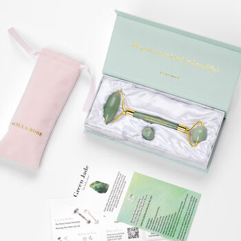 Jade Roller And Crystal Candle Relaxation Gift Set, 6 of 12