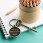 Personalised World's Best Teacher Keyring, thumbnail 1 of 3