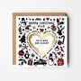 Surprise Scratch Reveal Personalised Christmas Card White, thumbnail 3 of 3