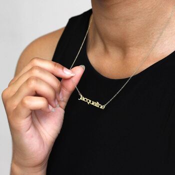 Personalised 9ct Gold Name Necklace, 2 of 9