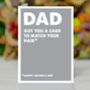 Funny Father's Day Card, Grey Card For Grey Hair, thumbnail 1 of 4