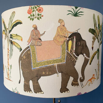 Indian Elephant Drum Lampshade, 3 of 7