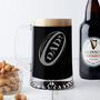 Happy Father's Day Rugby Ball Beer Tankard, thumbnail 2 of 5