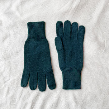 Fair Trade Luxury Soft Fine Knit Merino Ladies Gloves, 4 of 12
