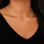 Sterling Silver Medium Belcher Chain Necklace – 16in To 30in, thumbnail 4 of 10
