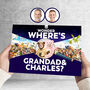 Personalised Grandad And Child Photo Gift Book ‘Wonder Where’s Grandad And Grandchild?’, thumbnail 1 of 9