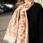 Gingerbread Man Print Scarf In Personalised Gift Box, thumbnail 2 of 7