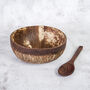 Coconut Bowl And Buddha Spoon Set, thumbnail 2 of 7