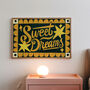 Sweet Dreams Print, Bedroom Poster, Green Prints, thumbnail 1 of 8