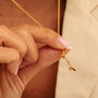 Skateboard Charm Necklace, Sterling Silver Or Gold Plated, thumbnail 4 of 11
