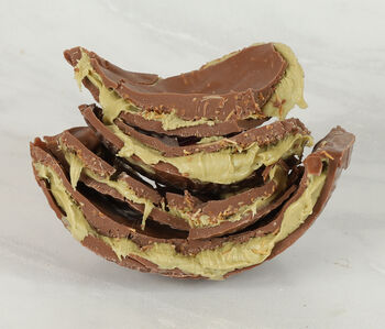 Dubai Easter Egg – Pistachio Cream Shell With Mini Pistachio Cream Eggs, 3 of 3