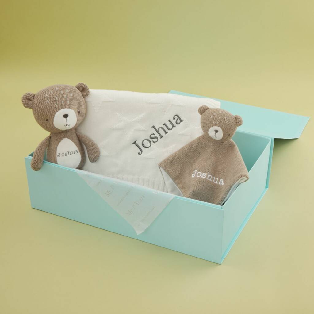 personalised baby bear