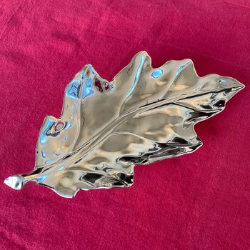 Silver Leaf Decorative Trinket Dish, 4 of 6
