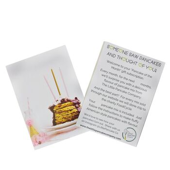 Three Month Pancake Of The Month Subscription Gift, 4 of 8