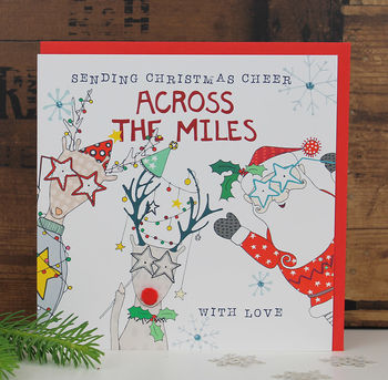 Christmas Card For Friends Across The Miles By Molly Mae