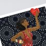 Hold On To Afrocentric Romantic Card, thumbnail 2 of 4