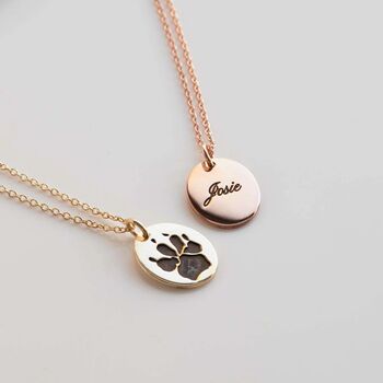 Personalised Paw Print Necklace, 4 of 6