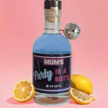 Personalised Party In A Bottle, Light Up Gins With Music, 4 of 8