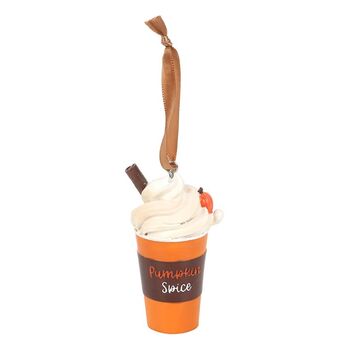 Pumpkin Spice Latte Hanging Ornament, 2 of 2