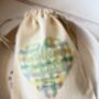 Gingham Personalised Wedding Favour Bags, thumbnail 3 of 4