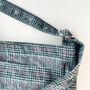 Adjustable Strap Mixed Wool Tartan Crossbody Bag, thumbnail 3 of 5