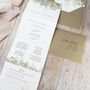 Whimsical Windsor Concertina Wedding Invitations With Integrated RSVP, thumbnail 2 of 5