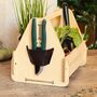 Personalised Wooden Garden Tool Caddy – Gift For Gardener, thumbnail 2 of 7