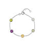 Chennai Sterling Silver And Multi Gemstone Necklace, thumbnail 6 of 9