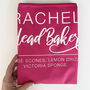 Personalised Head Baker Apron, Perfect Gift, thumbnail 3 of 12