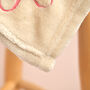 Personalised Toffee Bunny Comforter, thumbnail 5 of 6
