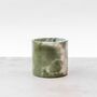 Handmade Plant Pot | Muddy Green And White | Recycled, thumbnail 6 of 7