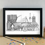 Rotterdam Skyline Travel Art Print Unframed, thumbnail 3 of 6