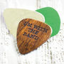 Personalised Wooden Plectrum, thumbnail 2 of 7