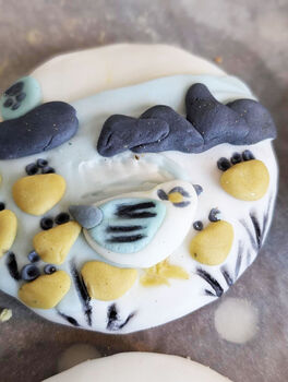 Personalised Hand Iced Coastal Inspired Letterbox Biscuits, 6 of 11