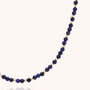 Jewel Bead Lapis Necklace In Sterling Silver, thumbnail 5 of 7