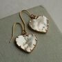 Pearl Heart Earrings, thumbnail 3 of 8