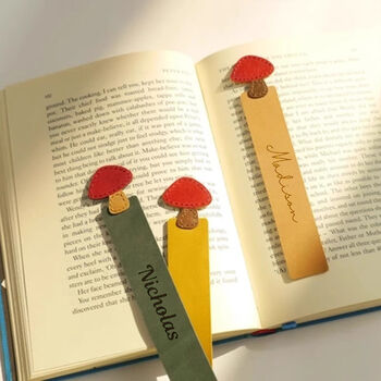 Personalized Pu Leather Bookmark – Gift For Book Lovers, 4 of 6