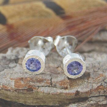 Tanzanite Rose Gold December Birthstone Necklace, 7 of 8