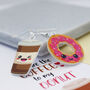 You Are The Coffee To My Donut Valentine's Earrings, thumbnail 1 of 12